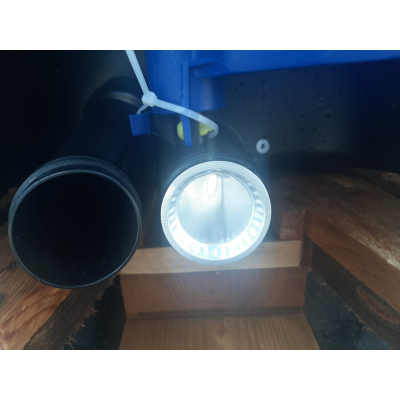 Paletopojemnik 1000l Kontener IBC/drewno/czarny